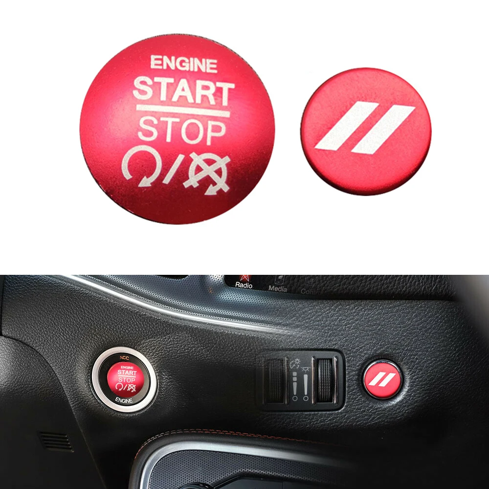 

Air Conditioning Knob Button Decorative Cover Aluminum Alloy Accessories