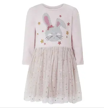 

Wholesale 6pcs/lot Girls Clothes Kids Dress bunny Girls Toddler 2019 autumn Girl Dresses 2-7T sylvia 600542829252