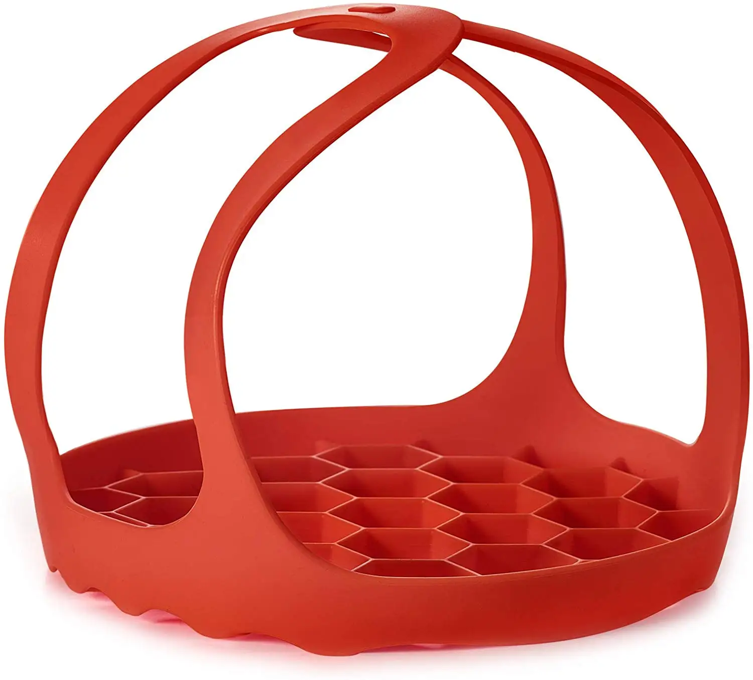 Silicone Vegetable and Food Steamer Basket,Good Grips Silicone Steamer for  Instant Pot-8.5 in,Red