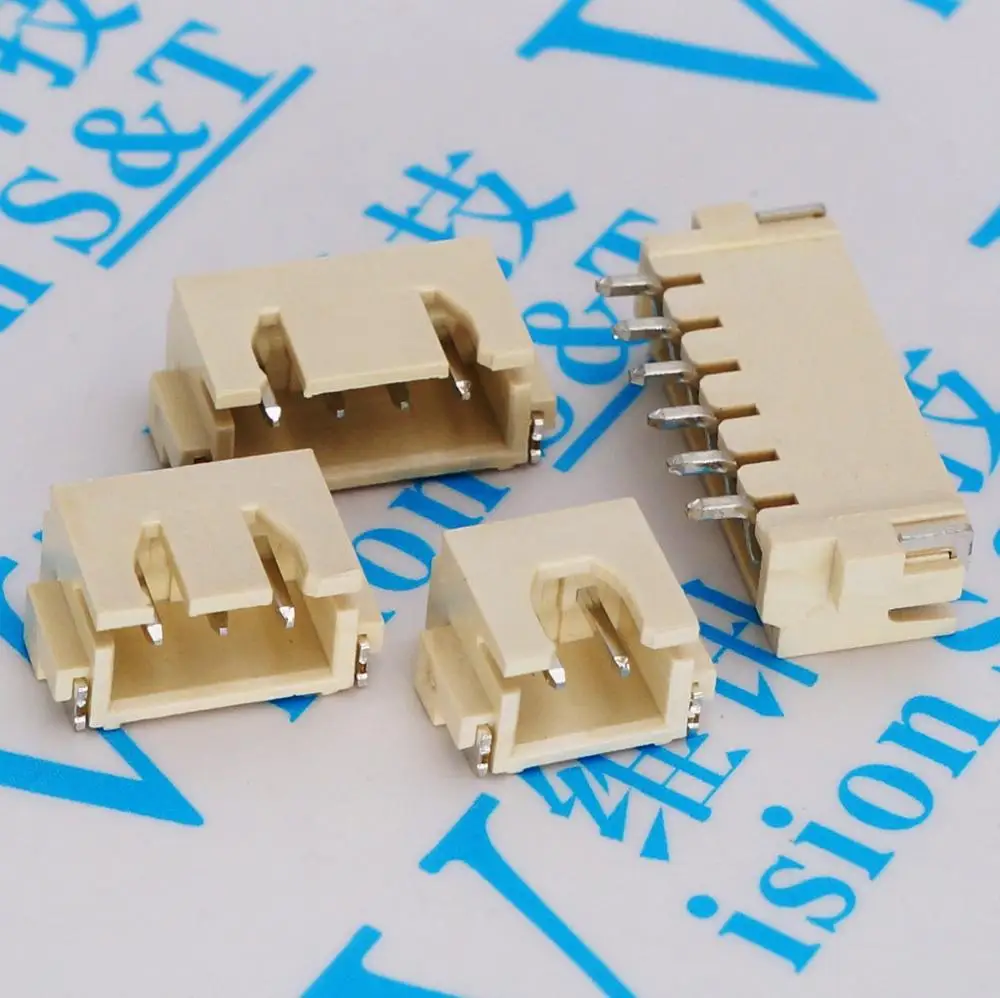 

20PCS XH 2.54 mm Spacing Connector 2P/3P/4P/5P/6P/7P/8P Horizontal SMD Socket 2.54mm Pitch High temperature resistance Connector