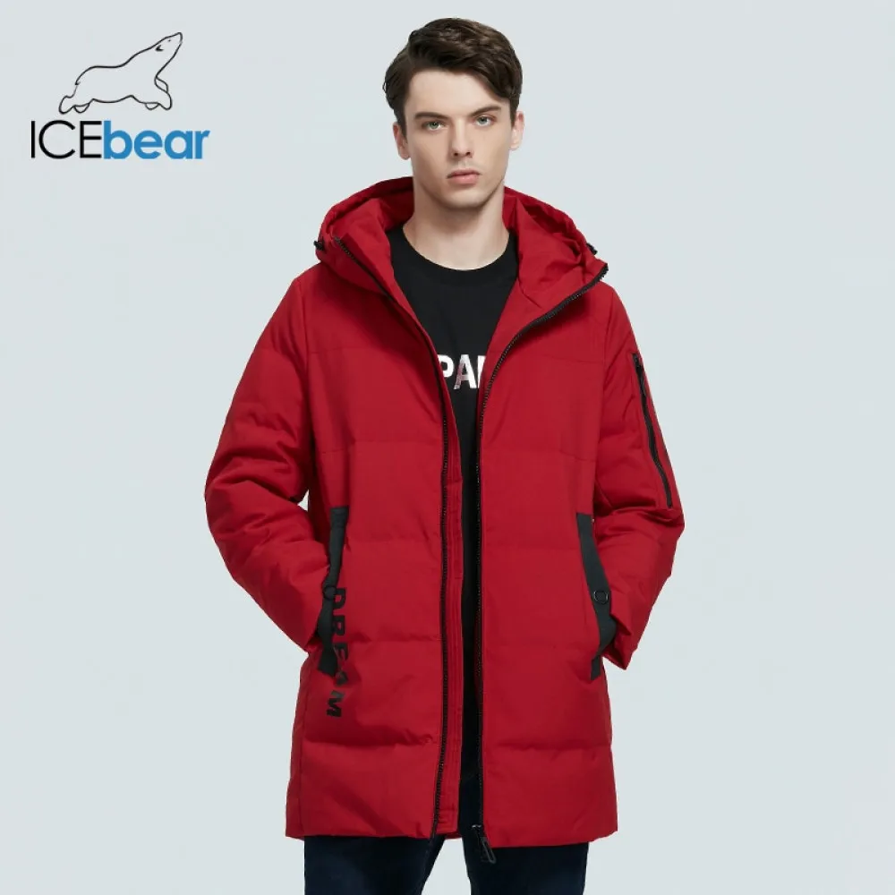 

Icebear 2020 New Winter Men Down Jackets Hooded Men Down Jackets Fashion Winter Coat Mens Clothing MN218631P