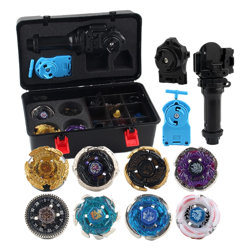 12 шт. Созвездие 4D Burst Grip Launcher волчок игрушки с черным чемоданом, детские игрушки