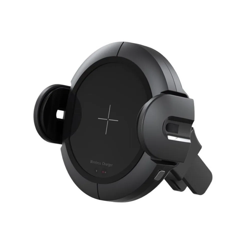 Car Mount Holder Smart Wireless Charger for iPhone X 8 Automatic Infrared Sensor Mobile Phone Wireless Charging Docking Stand