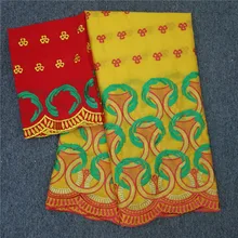 7 ярдов швейцарская кружевная ткань последние с крупным бисером вышивка африканские хлопчатобумажные ткани швейцарская вуаль кружева популярный Дубай Стиль LU1025