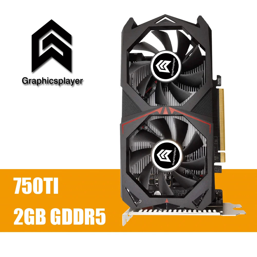 Оригинальная Видеокарта GTX 750TI 2048MB/2GB 128bit GDDR5 видеокарта для NVIDIA Geforce PC VGA|graphic card|video