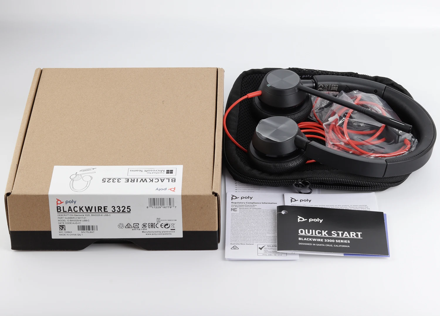 POLY Plantronics Blackwire 3325 C3325 