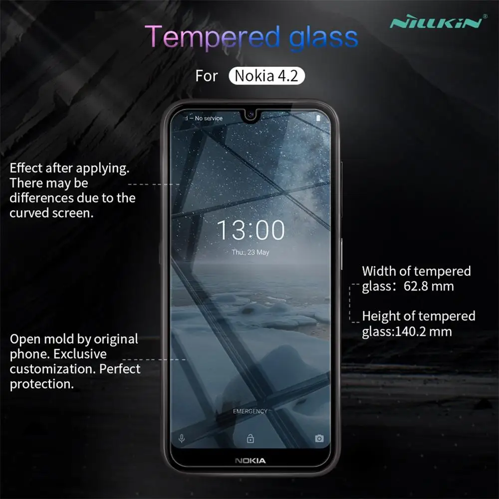 Закаленное Стекло Экран протектор для Nokia 4,2 NILLKIN Amazing H Взрывобезопасное Стекло для Nokia 4,2 защитная пленка