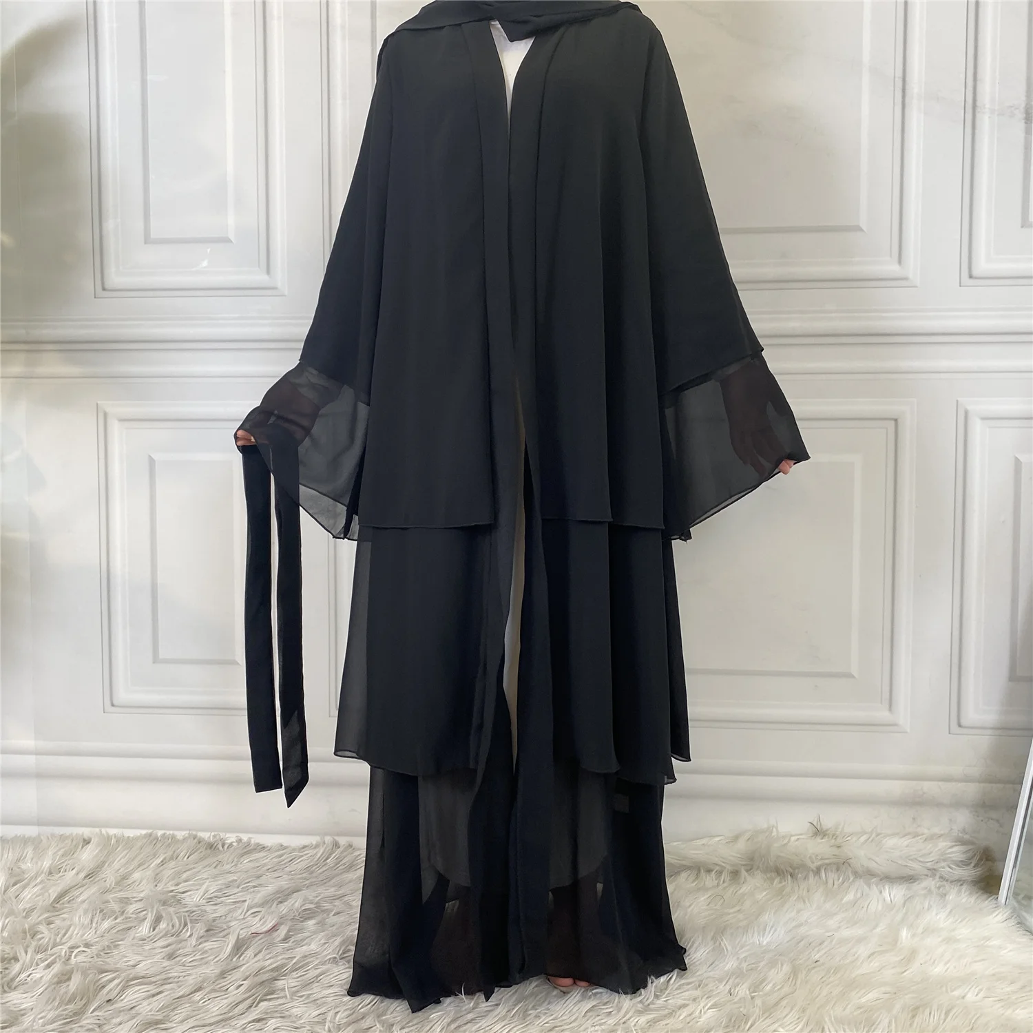 Kimono Coat Party Dresses Kpytomoa Plus Size Women Clothing Outer Banks Caftan Marocain Hijab Muslim Turkey Pakistani Abayas