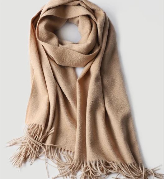 Naizaiga однотонный чистый 30% кашемир 70% смешивание шерсти женский зимний теплый шарф Роскошные брендовая шаль, BHYR105, YR132