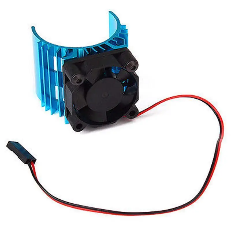 meta Heat sink with 5V Cooling Fan for 1/10 RC Car 540 550 3650 Size Motor meta Heat sink with 5V Cooling Fan for 1/10 RC Car 540 550 3650 Size Motor