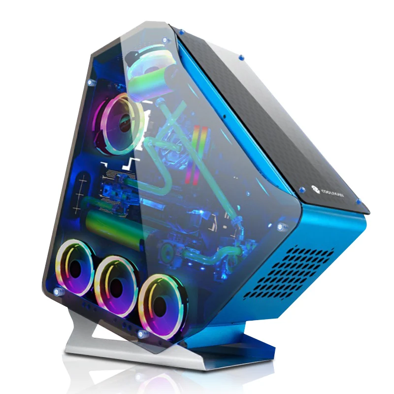 Настольный чехол ATX Micro для компьютерных игр полностью прозрачный с открытым