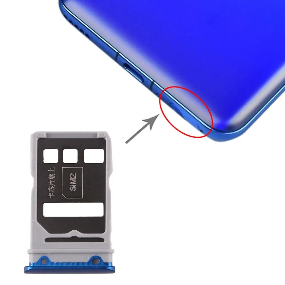 Лоток для sim-карты+ лоток для sim-карты для huawei Honor V30 Pro/Honor V30