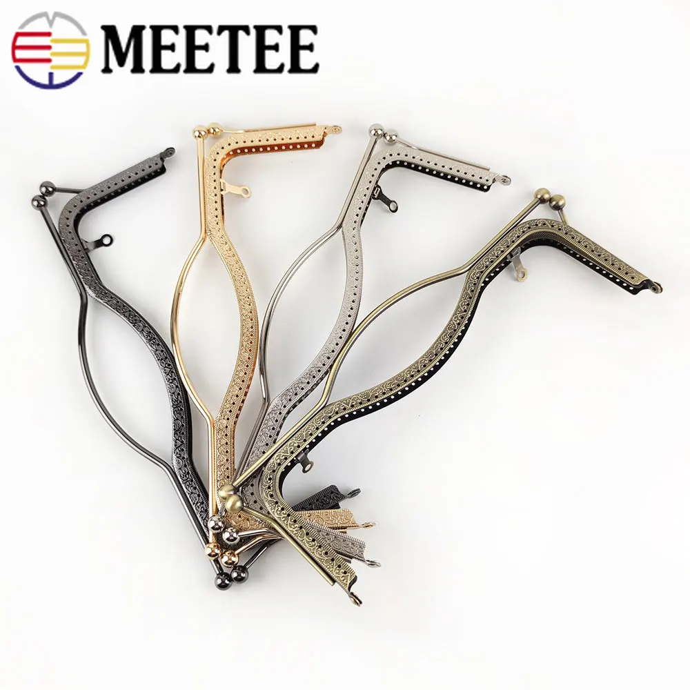 Meetee 1 шт./5 шт. 20 5/27 см Ретро металлическая рамка для сумочки замок застежка с