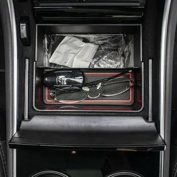 

2 Tier Car Console Storage Box 24*19*17cm Kit Center For Tesla Model 3 Bin