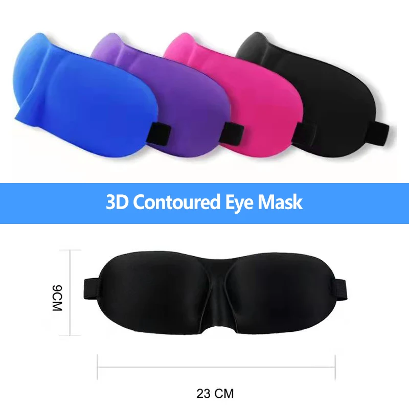 Black Contour Sleep Mask