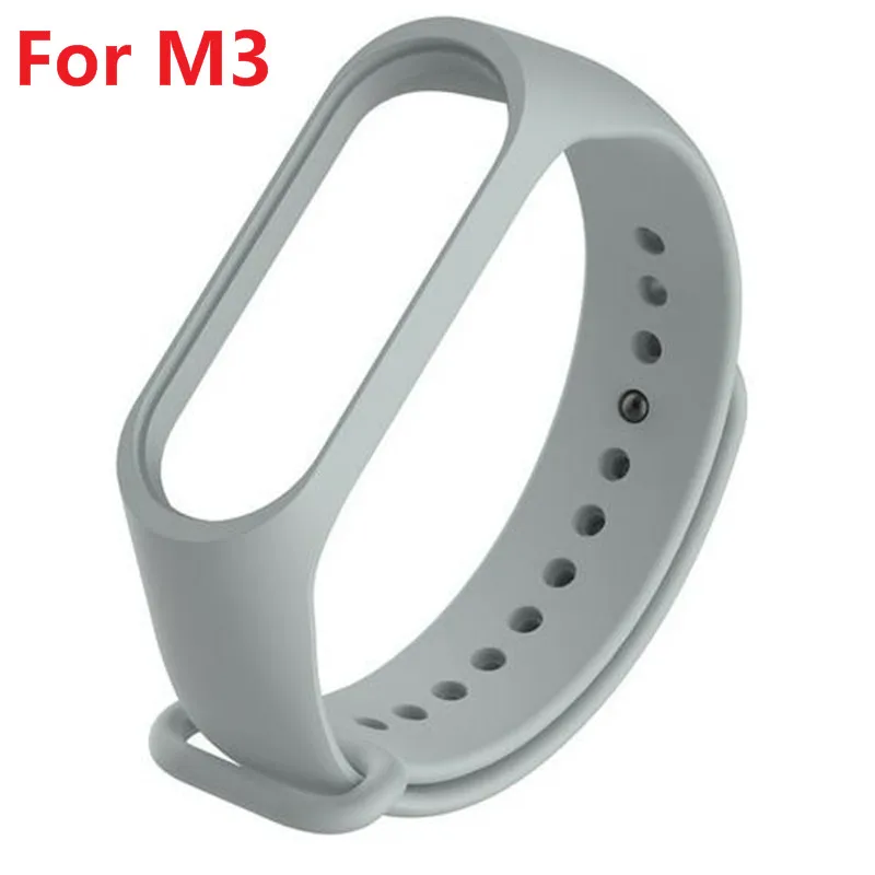 For Xiaomi Mi Band 3 Для xiaomi mi Band 3 4 спортивный ремешок часы силиконовый ремешок для xiaomi mi band 3 4 браслет mi band 4 3 ремешок умный Браслет - Цвет: For Xiaomi Mi Band 3