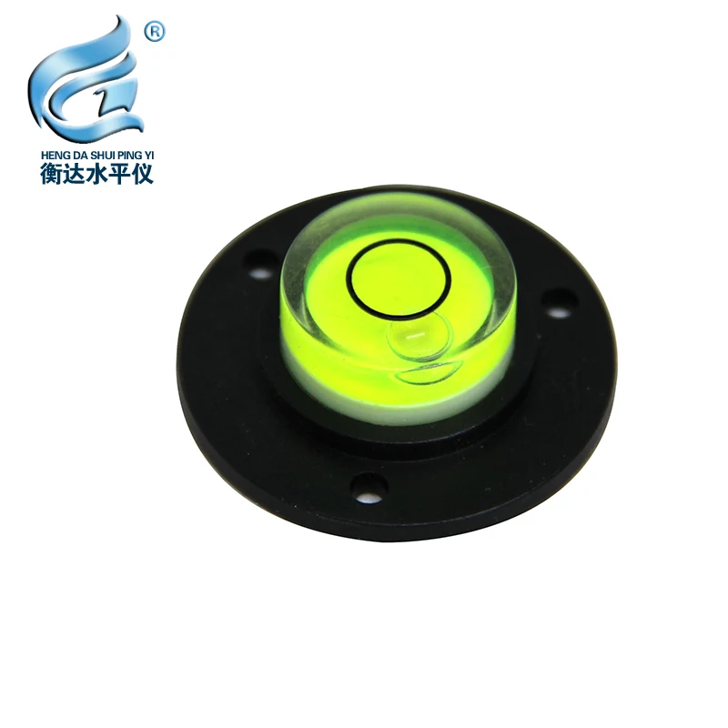 

34*11mm Bulls-eye Bubble Degree Marked Surface Spirit Level For Camera Circular round bubble level