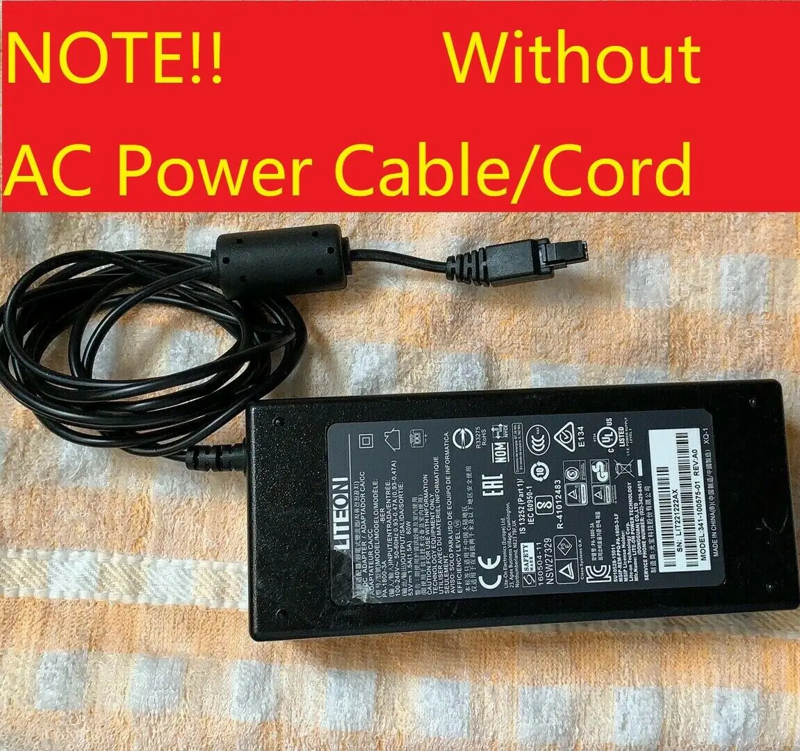 53V 1.5A Power Supply Adapter AC DC 2pin For PWR-ADPT 2960-C/3560-C/3560-CX Switches * without Cable/Cord | Электроника