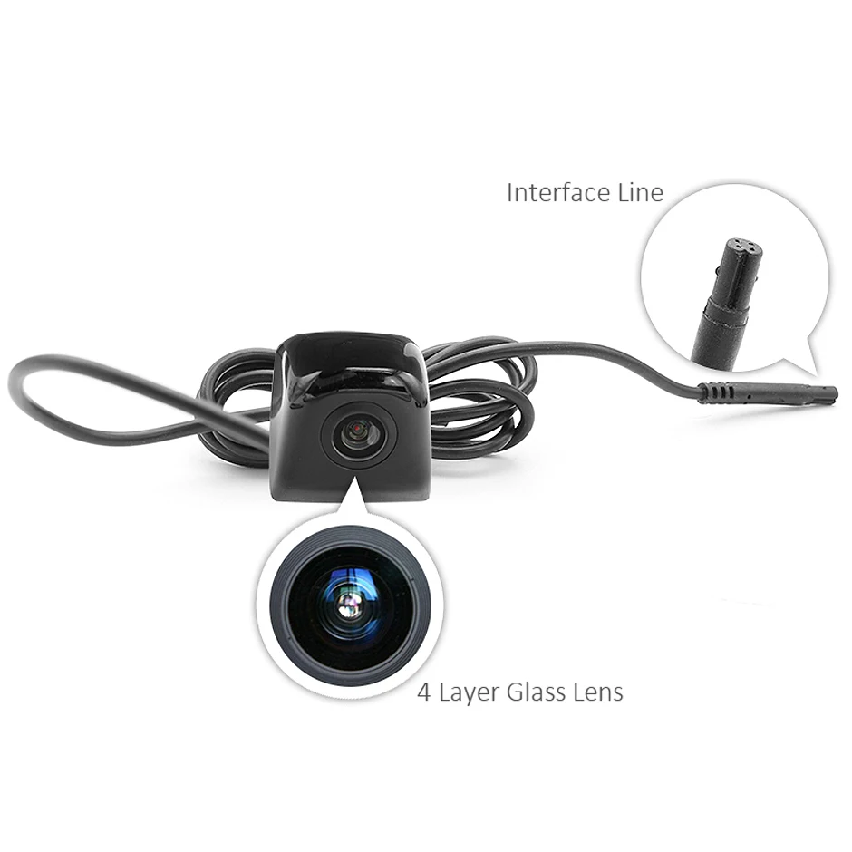 Vehicle Rear View Camera Metal Body Car Reverse Camera Auto Parking Backup GreenYi rear camera rear view camera front and rear cameras car front camera