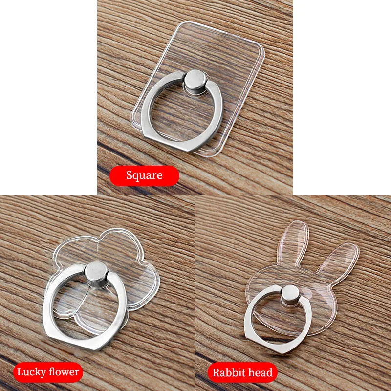 cell phone stand for desk Universal Stent Mobile Phone Holder Stand Finger Ring Magnetic For cute Cell Smart Phone Transparent holder for iphone XS MAX 8 iphone holder for tripod