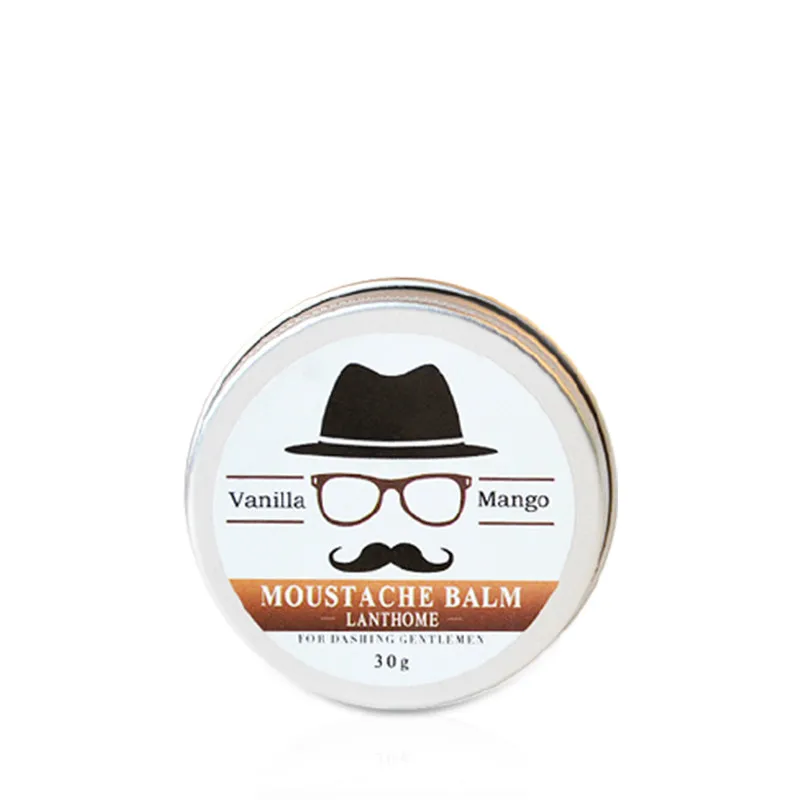1pc moustache balm Профессиональный натуральный кондиционер для роста бороды, бальзам для ухода, гладкая укладка, органический кондиционер для усов, воск для бороды, бальзам - Цвет: 1pc moustache balm