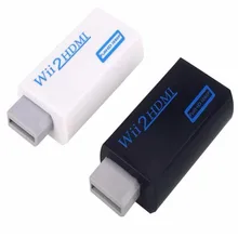 10 sztuk partia Full HD 720P 1080P Wii2HDM Adapter dla Wii na HDMI kompatybilny 3 5mm wyjście Audio wideo dla monitora HDTV Displayer tanie tanio Winangelove Męski-żeński HDMI ADAPTER CN (pochodzenie) Speakon Pakiet 1 Nieekranowany HDMI2 0 Multimedia