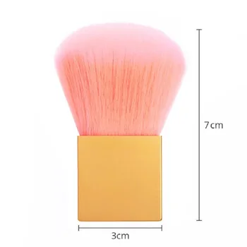 

Nail Tools Dust Brush Nail Cleaning Brush Square Handle Blush Brush Nail Care Tools Square Mushroom Brush Beauty Tools Wholesale