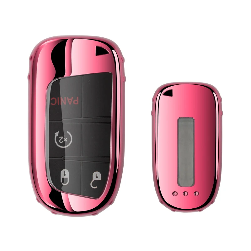 TPU Car Remote Key Full Cover Case portachiavi per Fiat Jeep Renegade Grand Dodge Ram 1500 Journey Charger Dart Challenger Chrysler - Hd16a02e674a74209a36d0c8be9561c64n