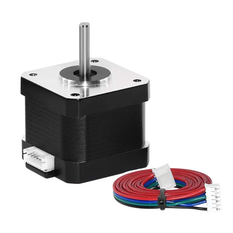 

17 Stepper Motor, 1Pcs Bipolar 1.7A 40Ncm(56.2Oz.In) 40Mm Body 4-Lead With 40Mm Cable And Connector For placement machine/C