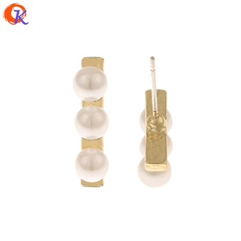 

Cordial Design 50Pcs 4*19MM Jewelry Accessories/Hand Made/Earring Findings/Imitation Pearl/Stick Shape/DIY Making/Earrings Stud