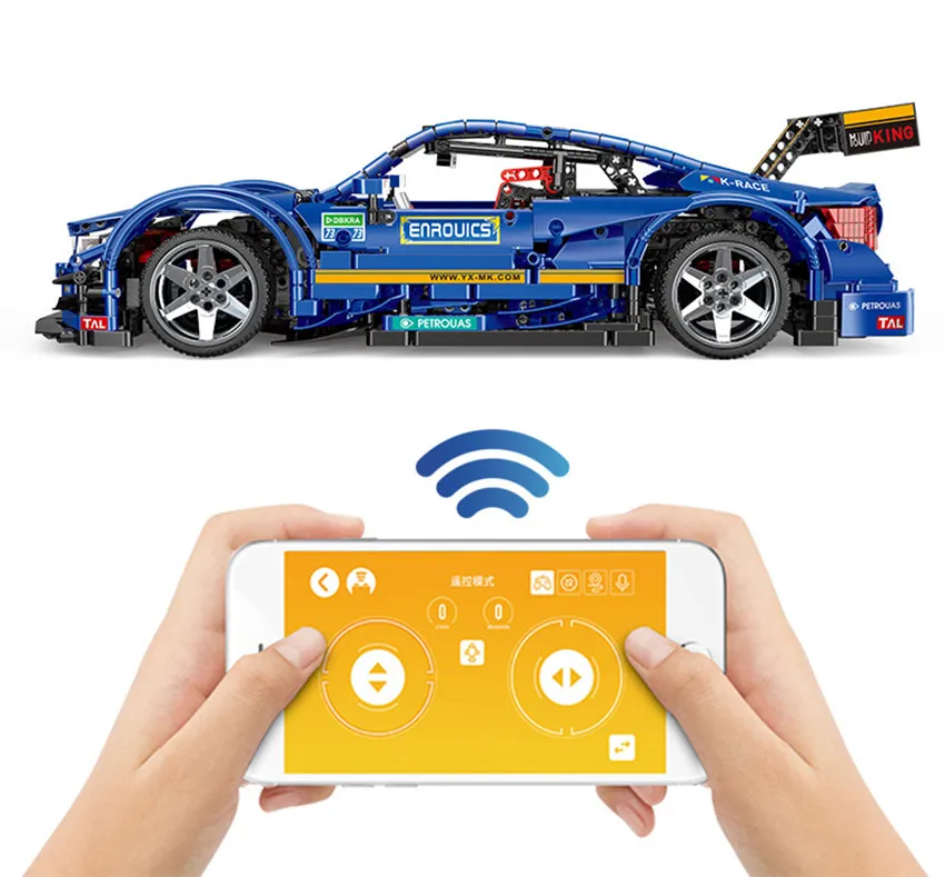 MOC Новый 4X4 приложение для вождения RC гоночный автомобиль Fit Technic мотор функция