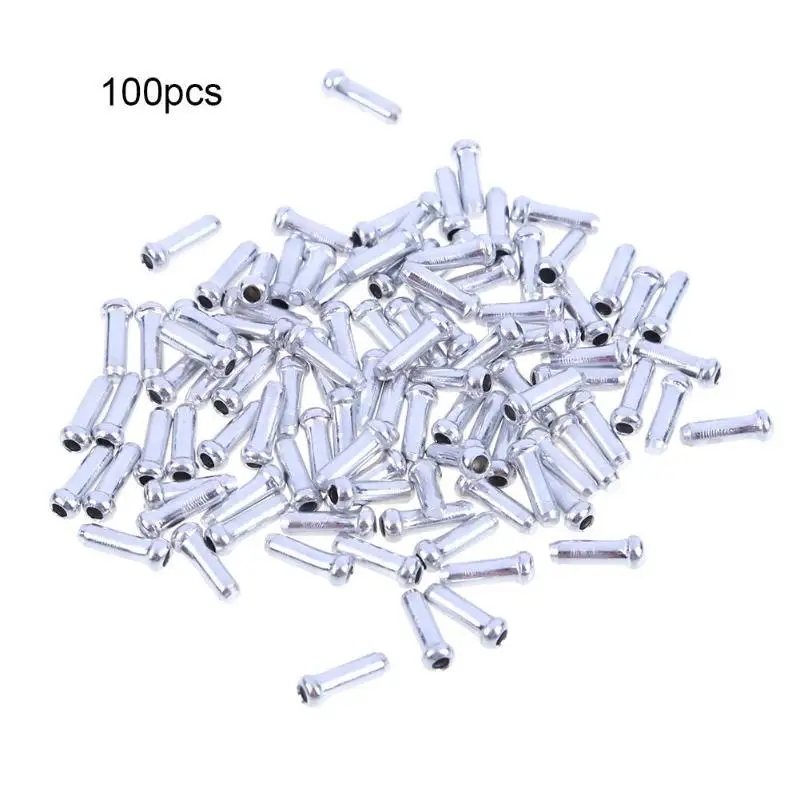 Bicycle Cable End Caps 10-100PCS Bicycle Cable End Caps Bike Wire End Caps Brake Derailleur Shifter Cable Tips Crimps MTB Bike Bicycle Accessories