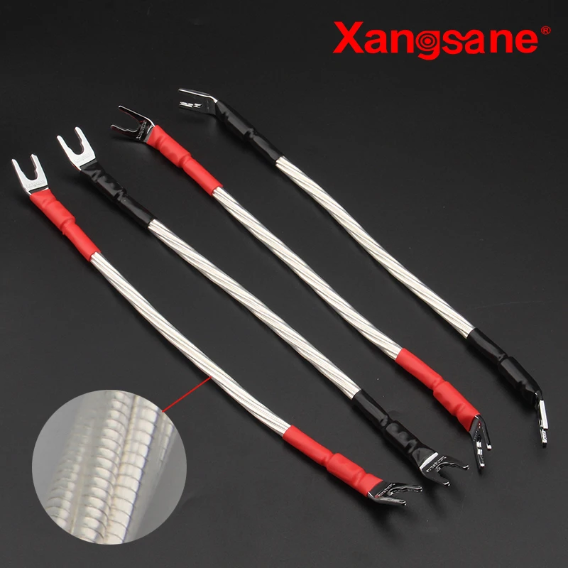 Xangsane music ribbon 4pcs Odin silver-plated speaker bridge cable machine sound line Y -Y / B-Y/B-B | Электроника