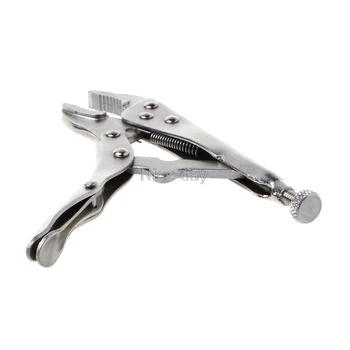

5/7 Inch Locking Pliers Ground Mouth Straight Jaw Lock Vise Grip Clamp Hand Tools F14 20 Dropship