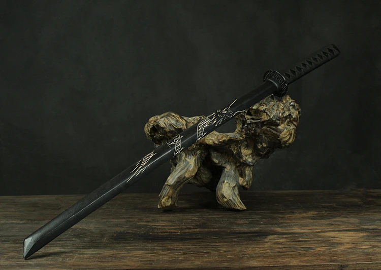 Японский Hokkaido Kendo деревянный клинок Aikido боевые искусства ударная практика для практики Cos дерево лезвие без режущей кромки