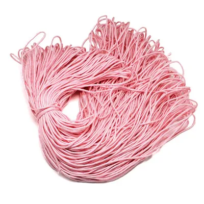 Pink 2 мм около 100 м/пачка Скалолазание веревки полиэстер и полипропилен Паракорд для самостоятельного изготовления ювелирных изделий украшения из бисера аксессуар - Цвет: Pink