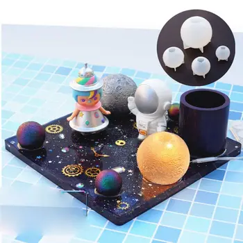 

Planet Moon Sky Sphere Cosmic Ball Resin Pendant Mold Silicone Epoxy Resin Molds