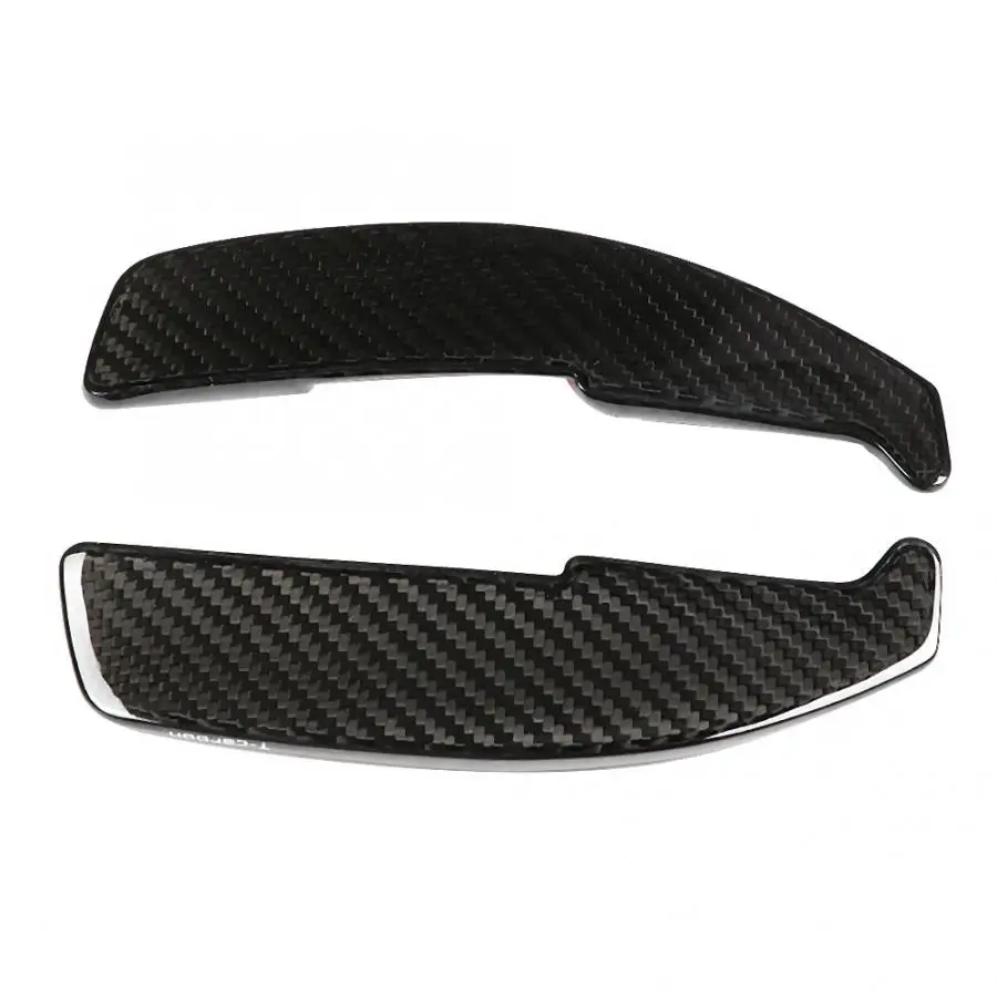 2 шт. карбоновое волокно весло переключения расширение для Mercedes AMG карбоновое волокно внутреннее весло расширение переключения автомобилей