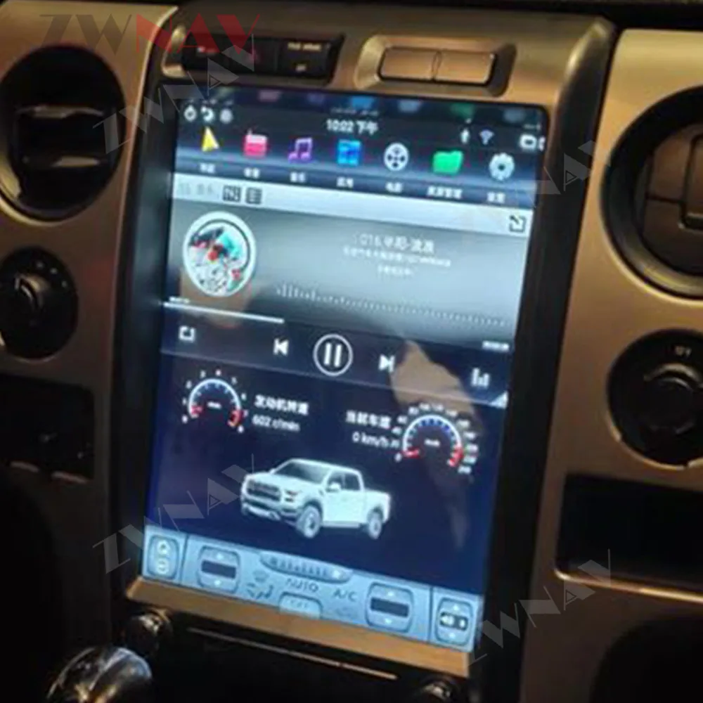 1" Android 8,1 32+ 4G Tesla с DSP Carplay Автомобильный мультимедийный плеер стерео для Ford F150 2009- радио gps навигация