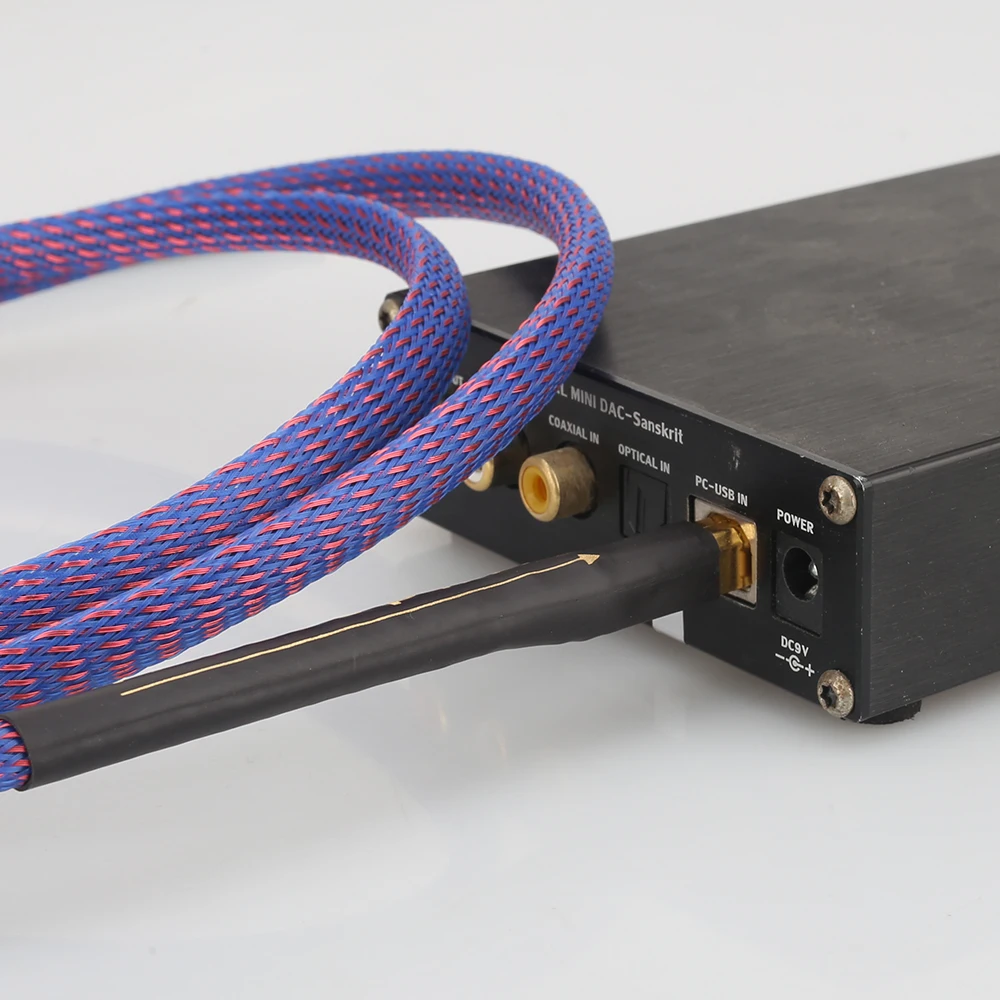 Аудиокабель A53 + DW27 Hi End медный USB кабель для передачи данных DAC Fi usb A B|Кабели USB| |