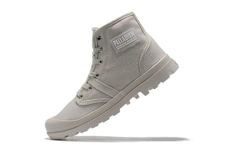 PALLADIUM Pampa/Классическая парусиновая обувь; ботильоны; ковбойские кроссовки; модная парусиновая повседневная обувь; Размеры 35-45 - Цвет: 5