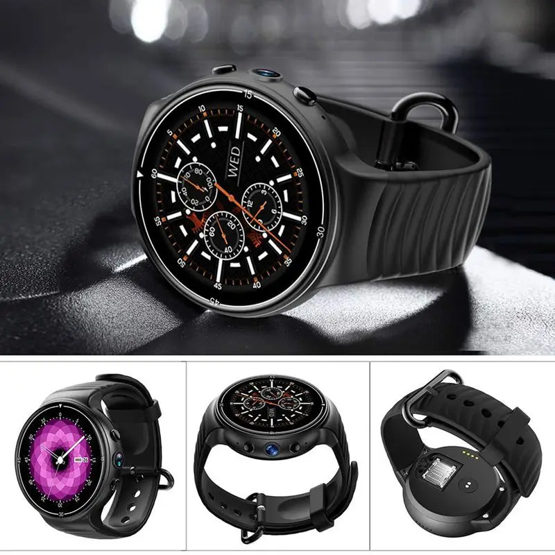 ABKT-I8 Android7.0 четырехъядерный процессор камера сердечный ритм 4G SIM gps Smartwatch для телефонов/планшетов