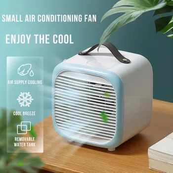 

USB Charging Portable Multifunction Air Conditioning Fan Home Refrigerator Cooler Cold box perfume aromatherapy machine #5