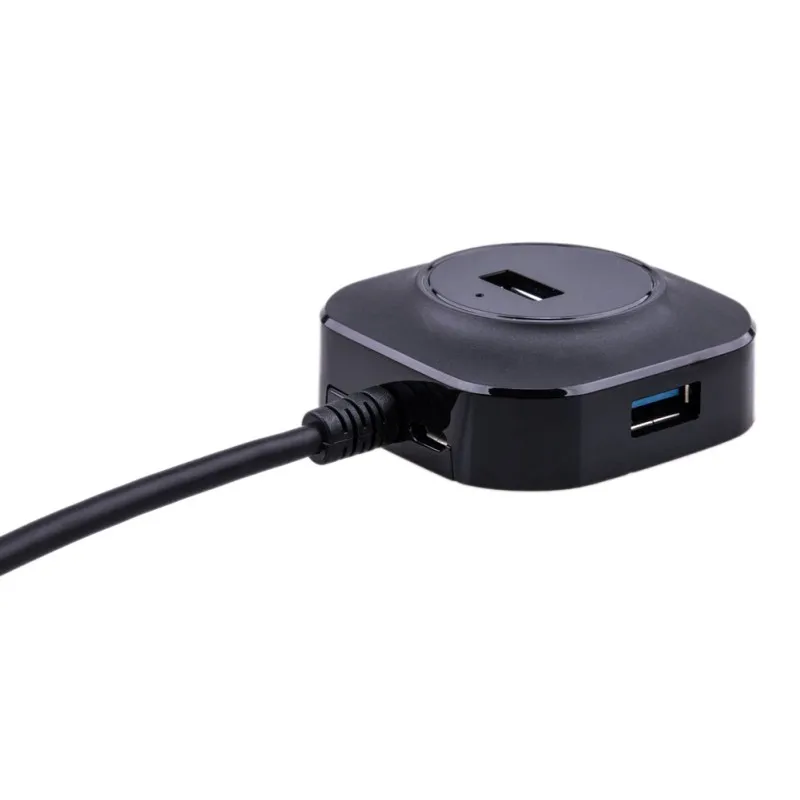 4-портовый USB Hub безопасные док-станция USB 3,0 концентратор ABS защищен от воздействия окружающей среды, Материал USB Hub