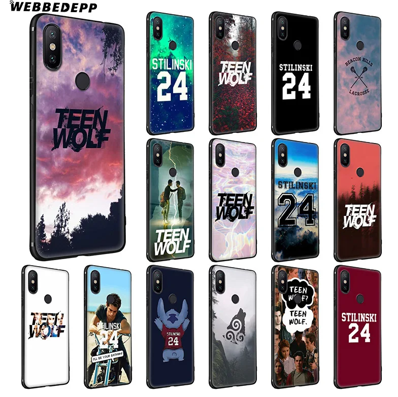 Teen Wolf 24 Soft Case for Xiaomi Mi A1 A2 A3 9 9T Pro CC9 CC9E &amp Redmi 8A 7A K20 Note 8 |