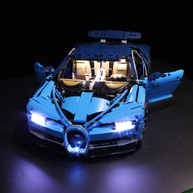 Светодиодный светильник для 42083 20086 3388 Bugatti Chiron technic гоночный автомобиль строительные блоки игрушки подарки(только светильник