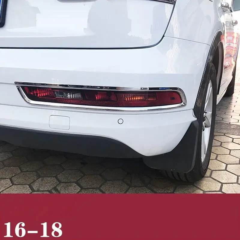 Number 18 Automovil, декоративный авто передний бампер, внешний, яркие блестки, защита, аксессуары для стайлинга автомобилей 16 17 для Audi Q3 - Цвет: Number 18
