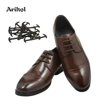 12 шт.; эластичные шнурки для обуви без галстука; кроссовки; обувь без шнуровки; аксессуары; цвет черный, белый, коричневый