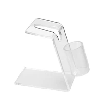 1 шт. профессиональный держатель для тату-машинки, прозрачный акриловый держатель для тату-пистолета, подставка для стойки, органайзер, аксессуар для тату-художника