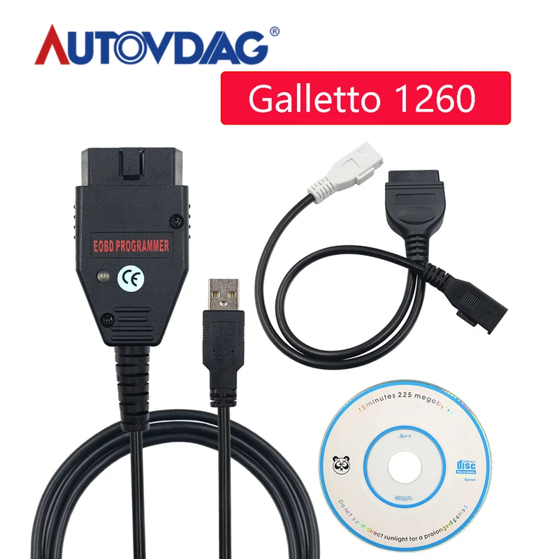 

OBD2 Diagnostic Galleto 1260 EOBD2 Diagnostic Interface Galletto 1260 Interface With Multi Languages EOBD ECU Chip Tuning Tools